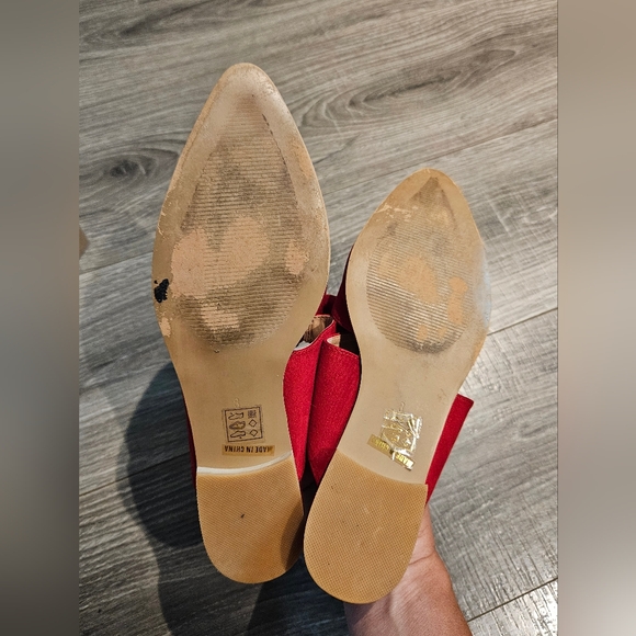 Journee Collection Telulah Red Vegan Mule slip on shoe Size 8 - Picture 10 of 10